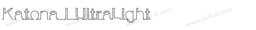 Katona I UltraLight字体转换
